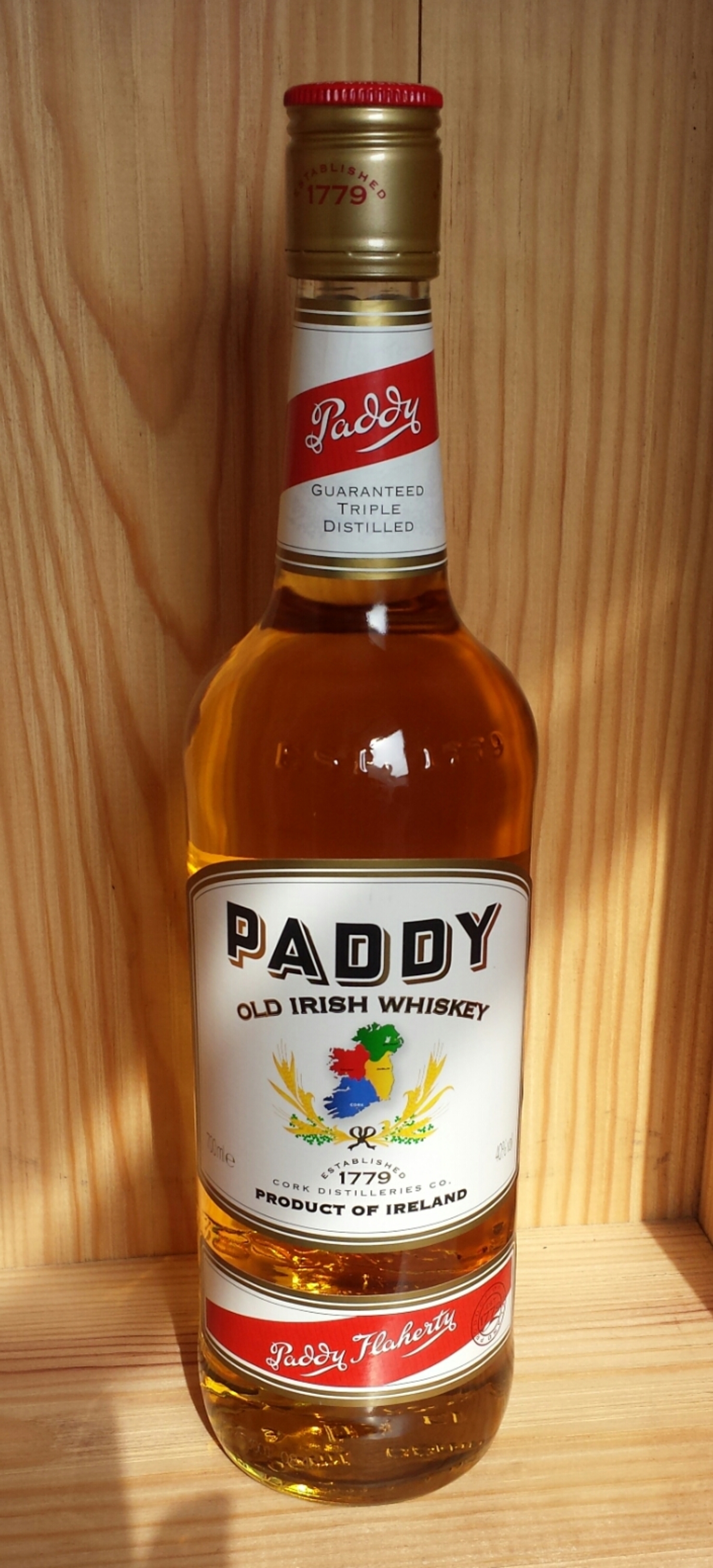 The company behind Jameson and Powers wants to sell Paddy Irish Whiskey