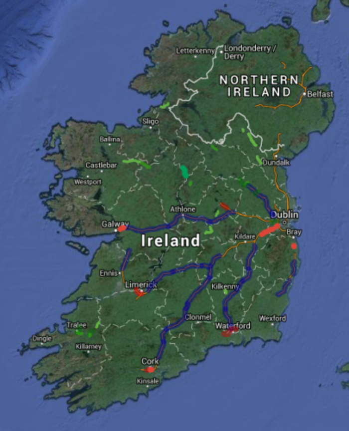 ireland's motorway network