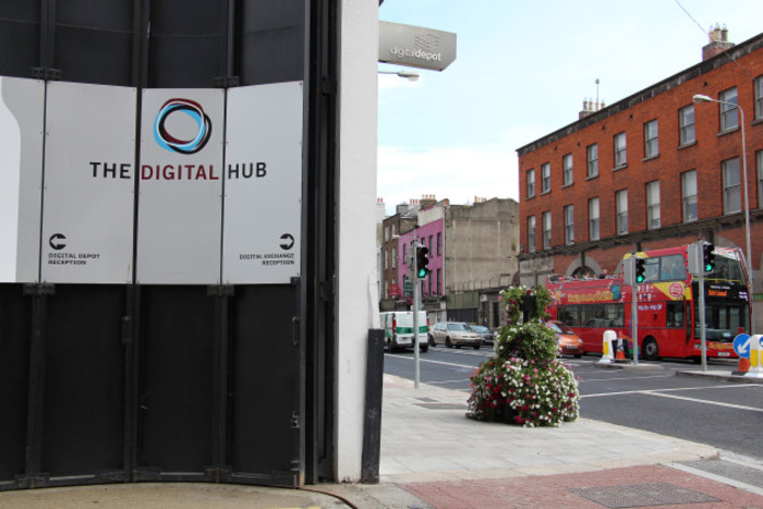 Entrance to The Digital Hub enterprise cluster