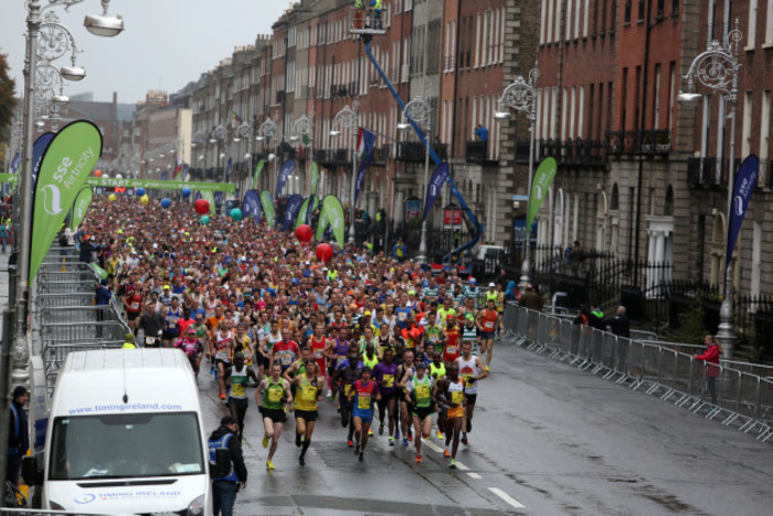 26/10/2015. Dublin City Marathons
