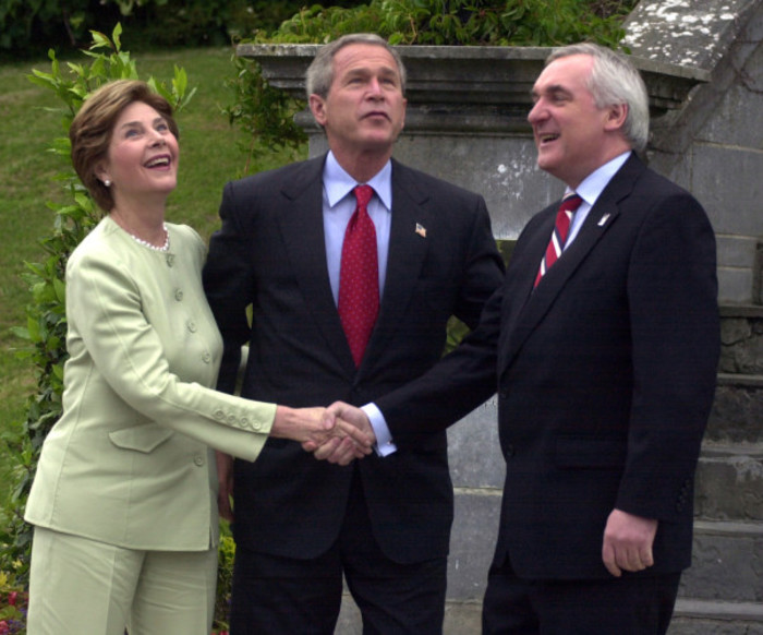 AMERICAN PRESIDENTS GEORGE BUSHS VISIT TO IRELAND 2004