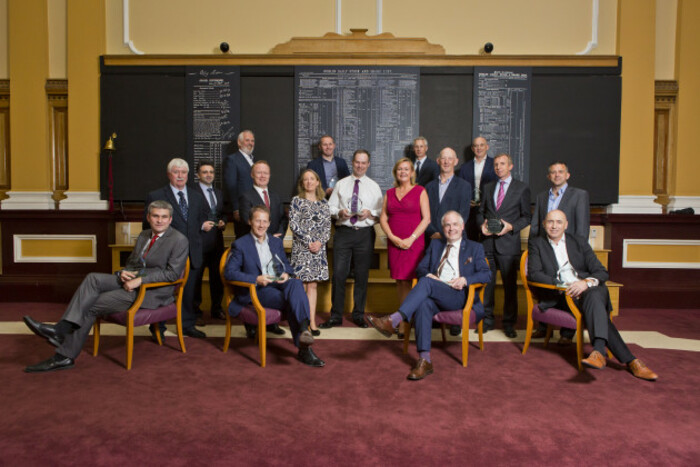 CEO and CFO graduate class of the Irish Stock Exchange's IPOready programme with ISE June 2016 with their awards at the ISE from www.ise.ie