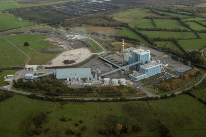 Bord na Mona's Edenderry peat and Biomass fired powerstation stock