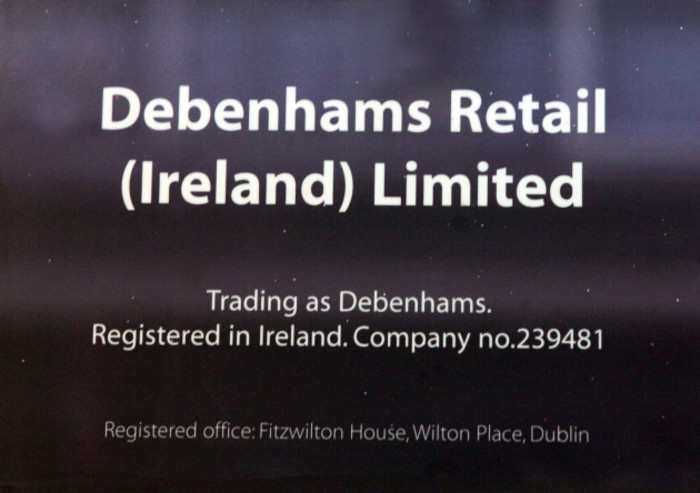 11/10/2011. Debenhams Shops