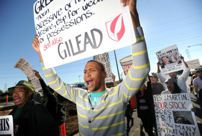 Drug Pricing Forum and Protest in Foster City at Gilead HQ