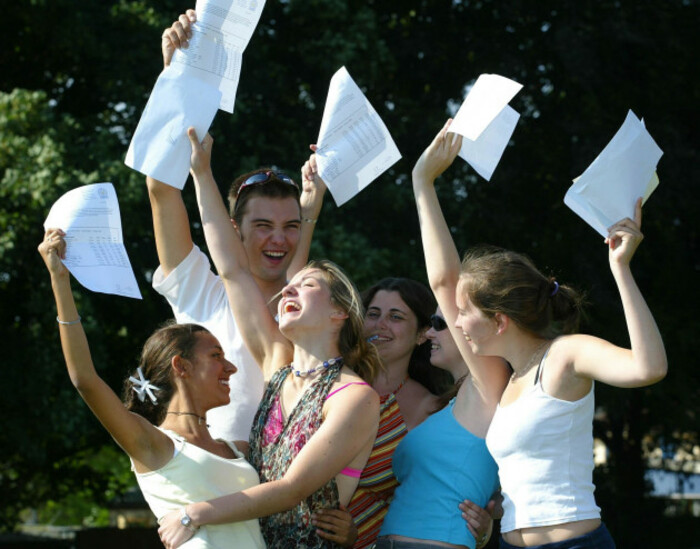 Peter Symonds students celebrate A-Levels