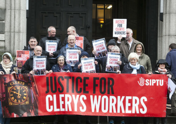 27/10/2015 Clerys Workers Protests