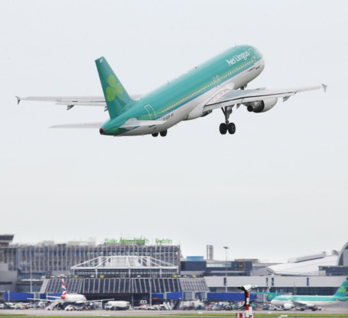 2/9/2014. Aeroplanes at Dublin Airport