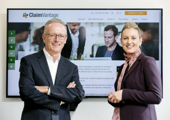 Leo Corcoran, CEO, ClaimVantage and Sinead Heaney, Partner, BDO - Screen