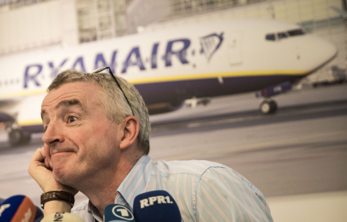 Ryanair expansion plans at Frankfurt press conference