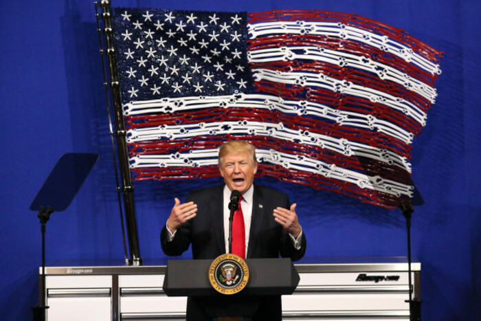 President Trump Speaks In Kenosha - Wisconsin