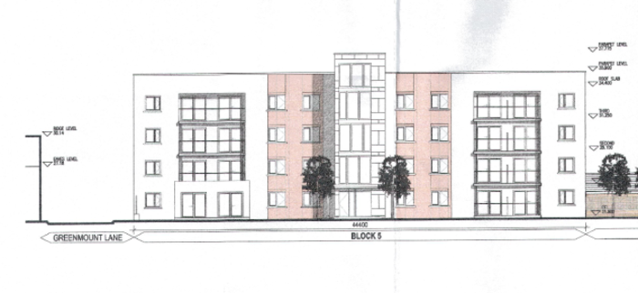 apartment block sketch