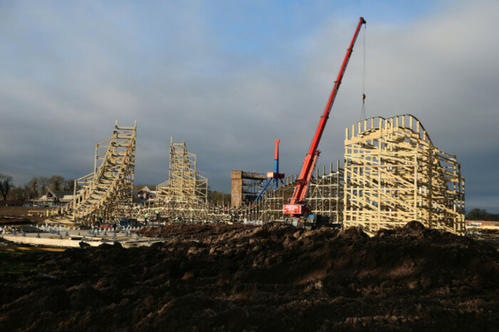 Roller coaster at Tayto Park