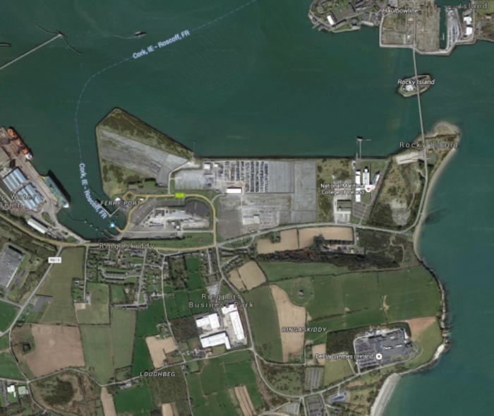 cork incinerator location google maps