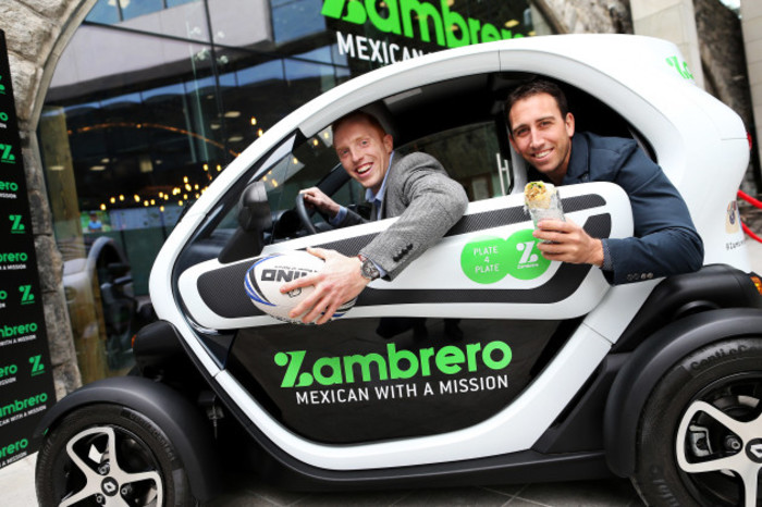 Former Leinster rugby player brings humanitarian food chain Zamb