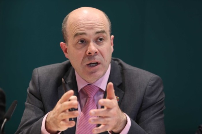 File Photo COMMUNICATIONS MINISTER DENIS Naughten is due to meet with management figures from Facebook in New York tomorrow to discuss revelations about the social media network&Otilde;s approach to harmful or illegal content. End.
