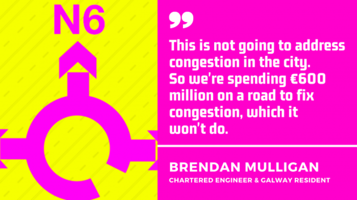 Quote by Brendan Mulligan, chartered engineer and Galway resident. This is not going to address congestion in the city. So we're spending &euro;600 million on a road to fix congestion, which it won't do.